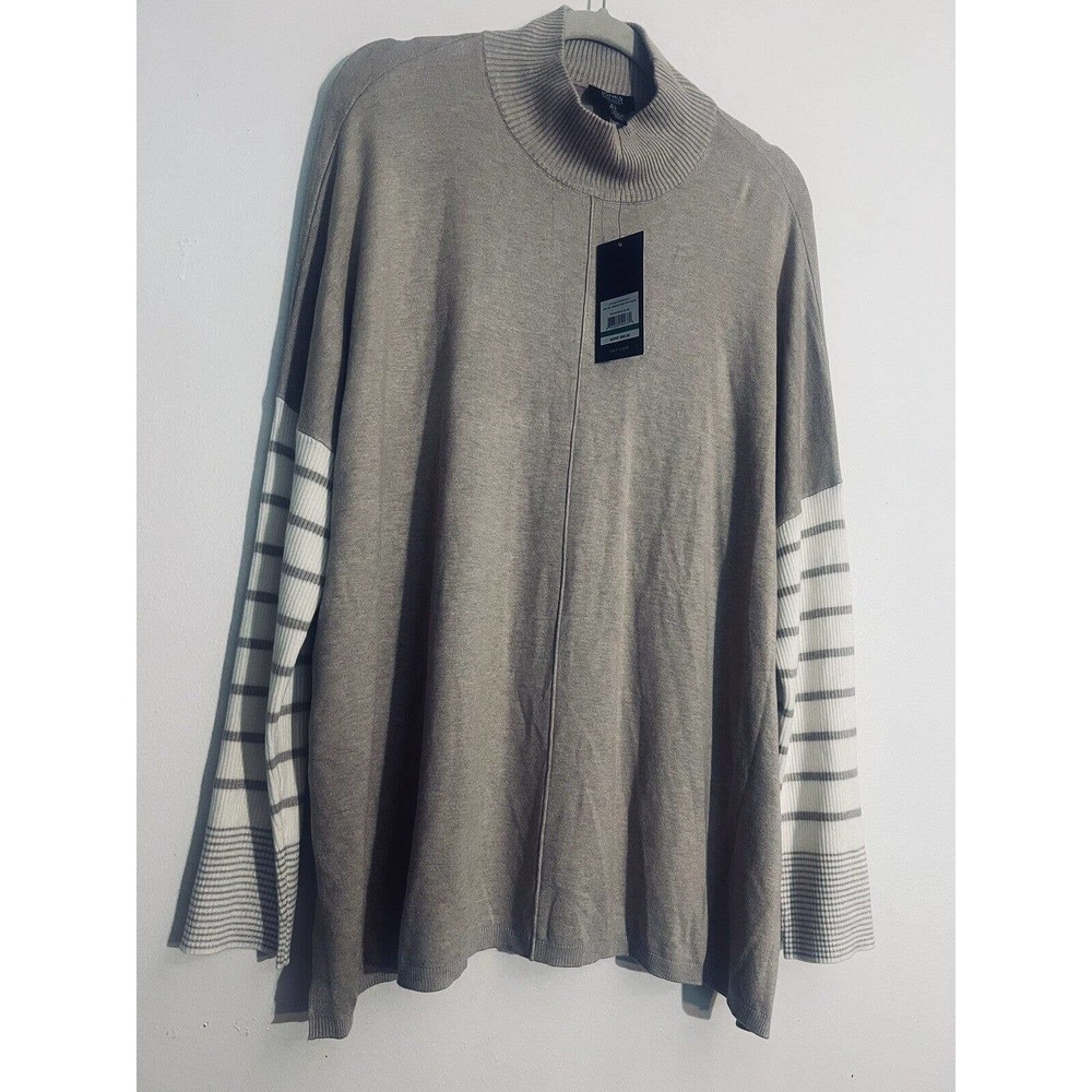 Jones Ny Signature Sweater Womens Sz Large New With Tags Sandstone